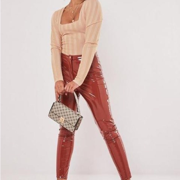 NWOT Missguided Square Neck Body Suit - Picture 3 of 6